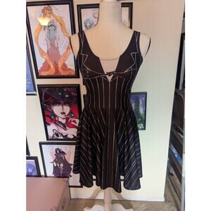Living Dead Clothing Nightmare Before Christmas Cosplay Skater Dress Sz M